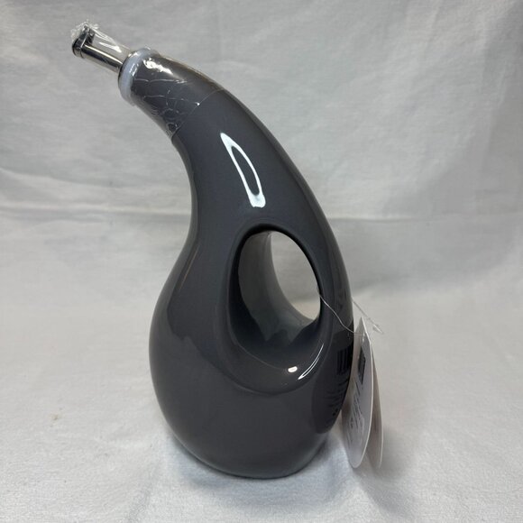 Rachael Ray 24oz Stoneware EVOO Dispenser Bottle Dark Gray NWT - Picture 1 of 6